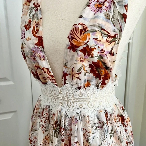 RARE Zimmermann Alchemy Flutter Dress Size 1 /US size 6 - Picture 7 of 11